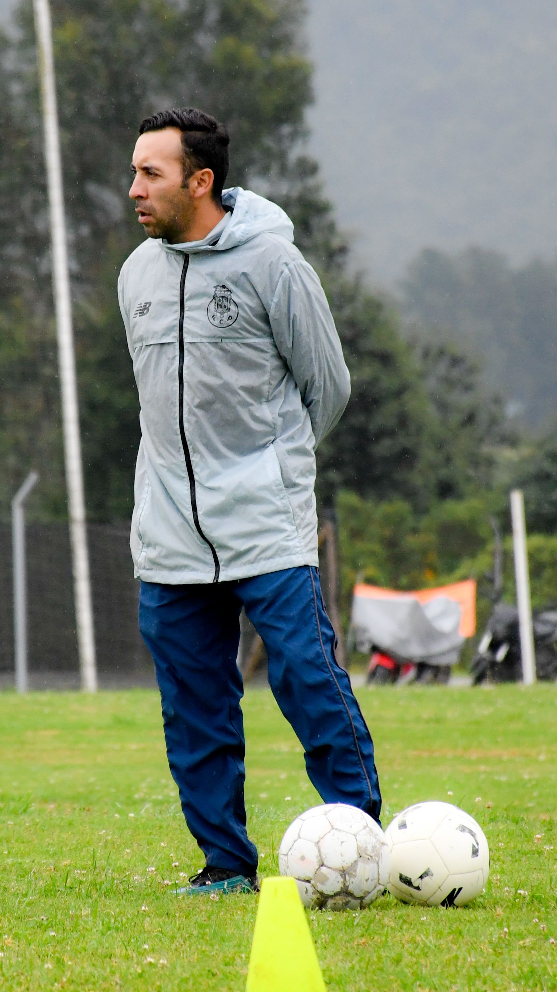 Scout on training field